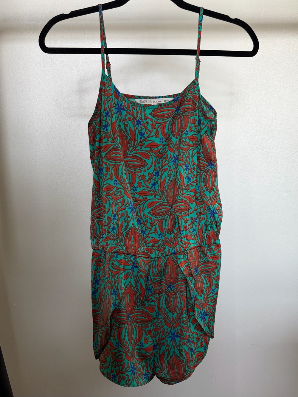 RACHEL Rachel Roy Green Floral Romper